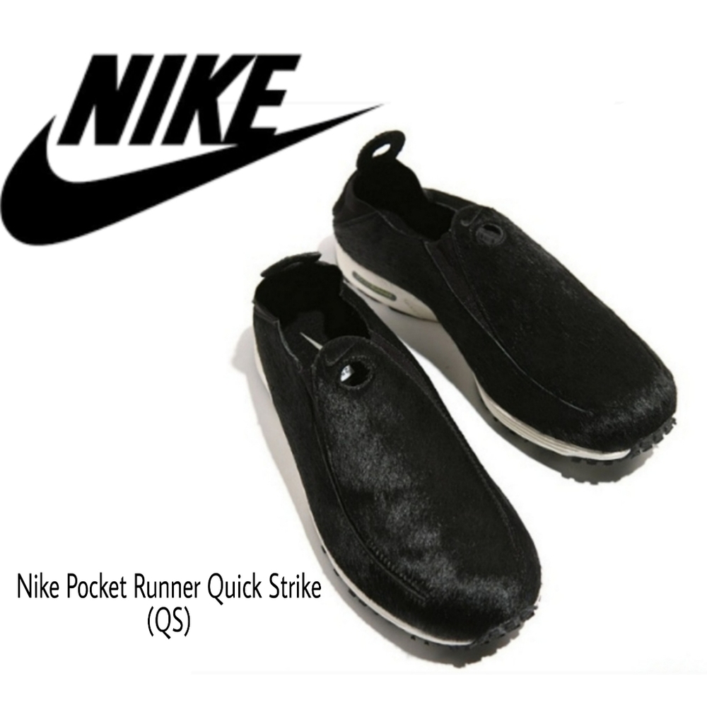 Nike Pocket Runner QS Black Pony Hair Shoes